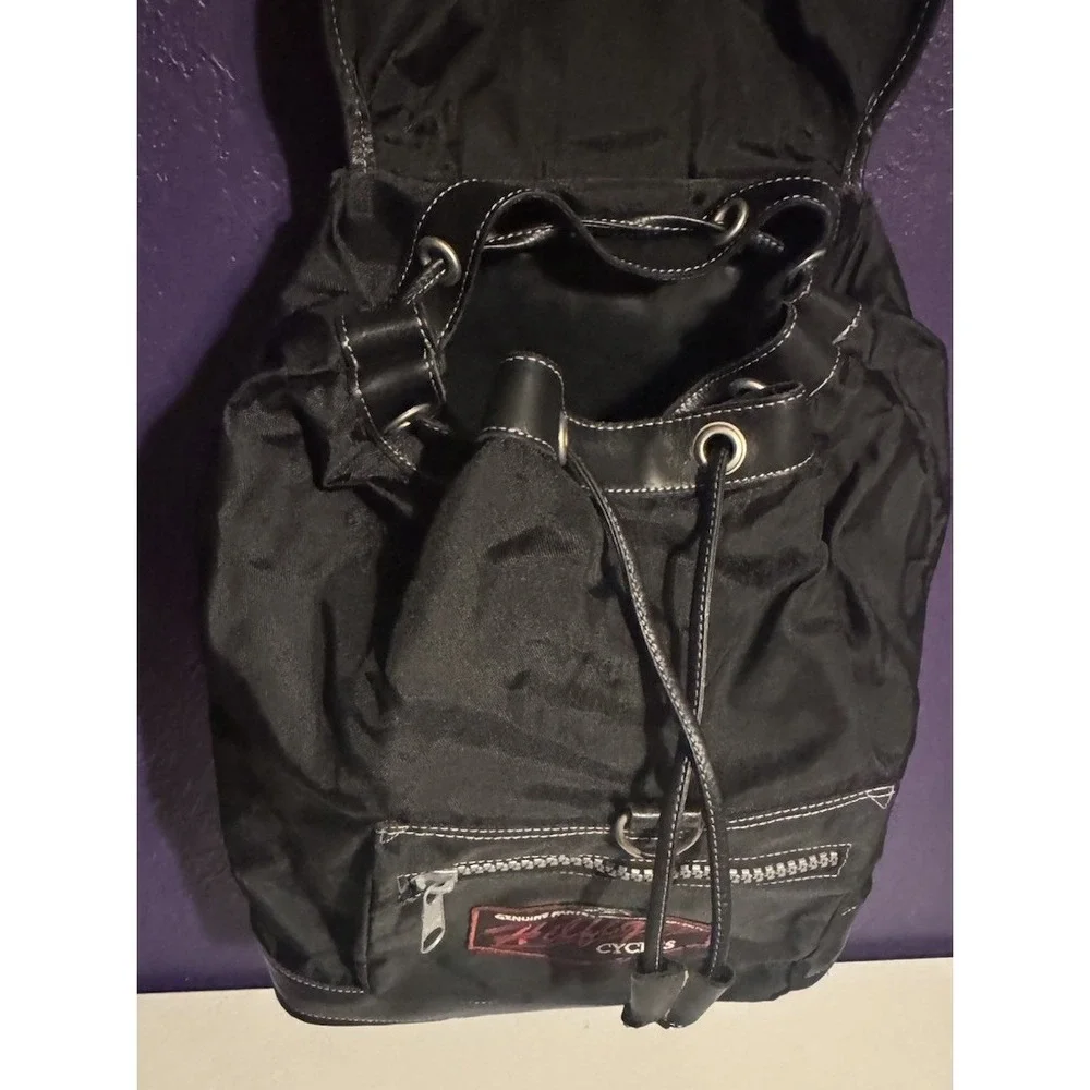 Vintage Tommy Hilfiger Racing Backpack Motorcycle Bag Harley F1 RRL Rare